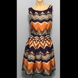 Donna Ricco Fit & Flare Dress